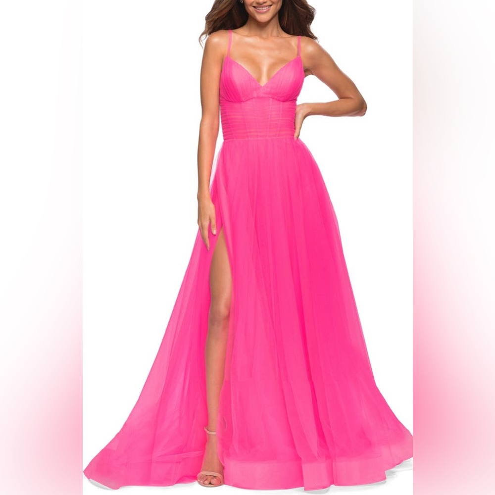 ❌ SALE❌ LA FEMME Exquisite Tulle A-Line Gown 10